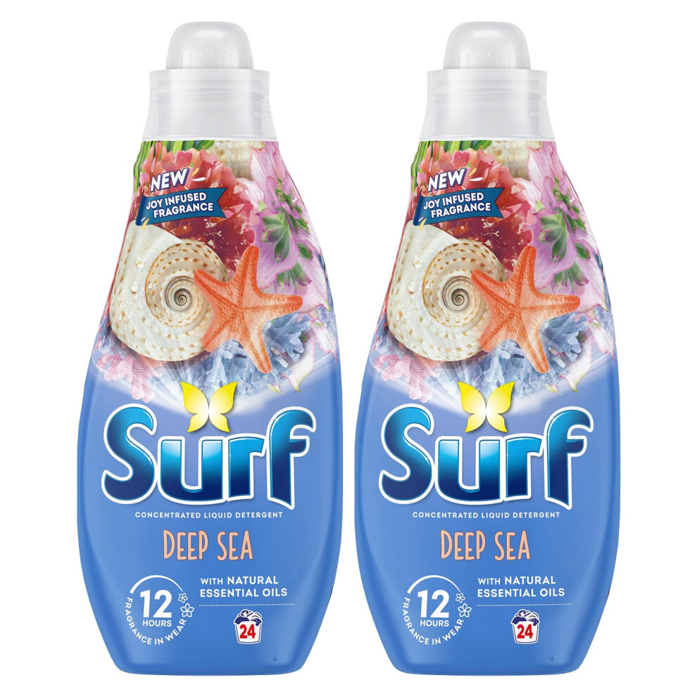 (Buy 2) Surf Laundry Detergent Deep Sea 1.30 Litre, 2or3pk