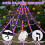 135 LED 16.4ft Spider Webs Halloween Decorations Lights 4