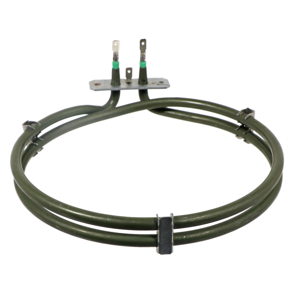 Spares2go Fan Oven Element 2 Turn Compatible With Montpellier Cooker (2000W)