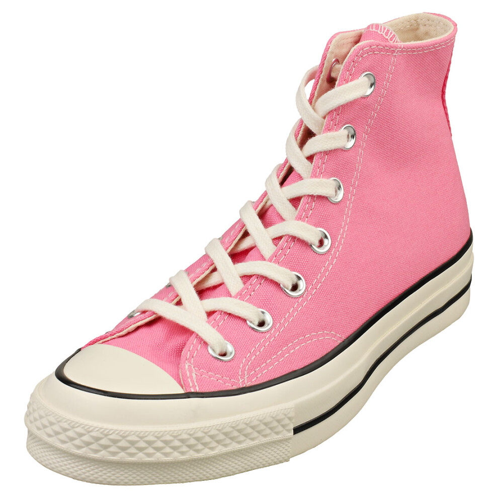 (8) Converse Chuck 70 Hi Unisex Fashion Trainers in Pink