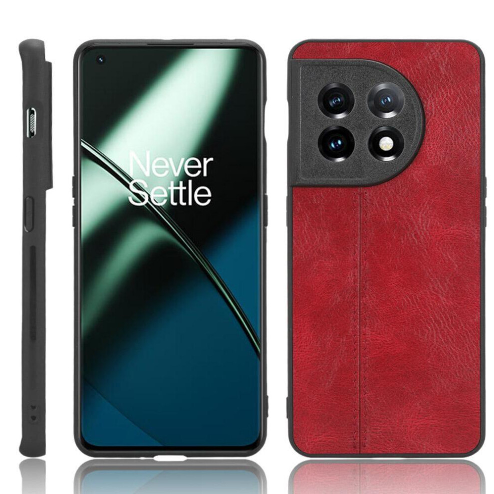 (Red) Lightweight Case For Oneplus 11 5G Shockproof Slim Contracted Design Classic Lightweigh Red 764762788049