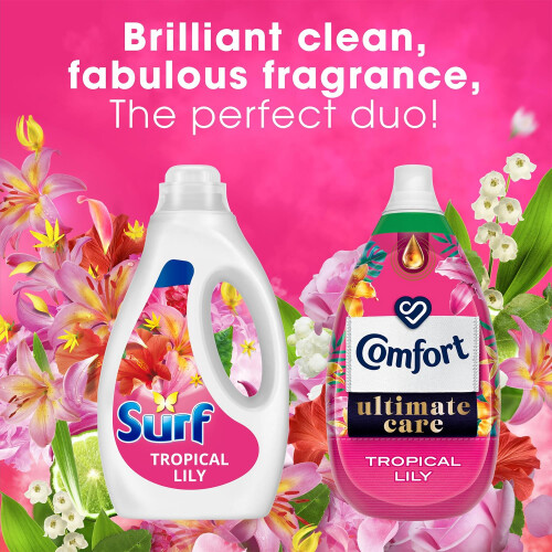 Surf (Buy 2) Surf Laundry Detergent Tropical Lily 945ml, 2or4pk 2