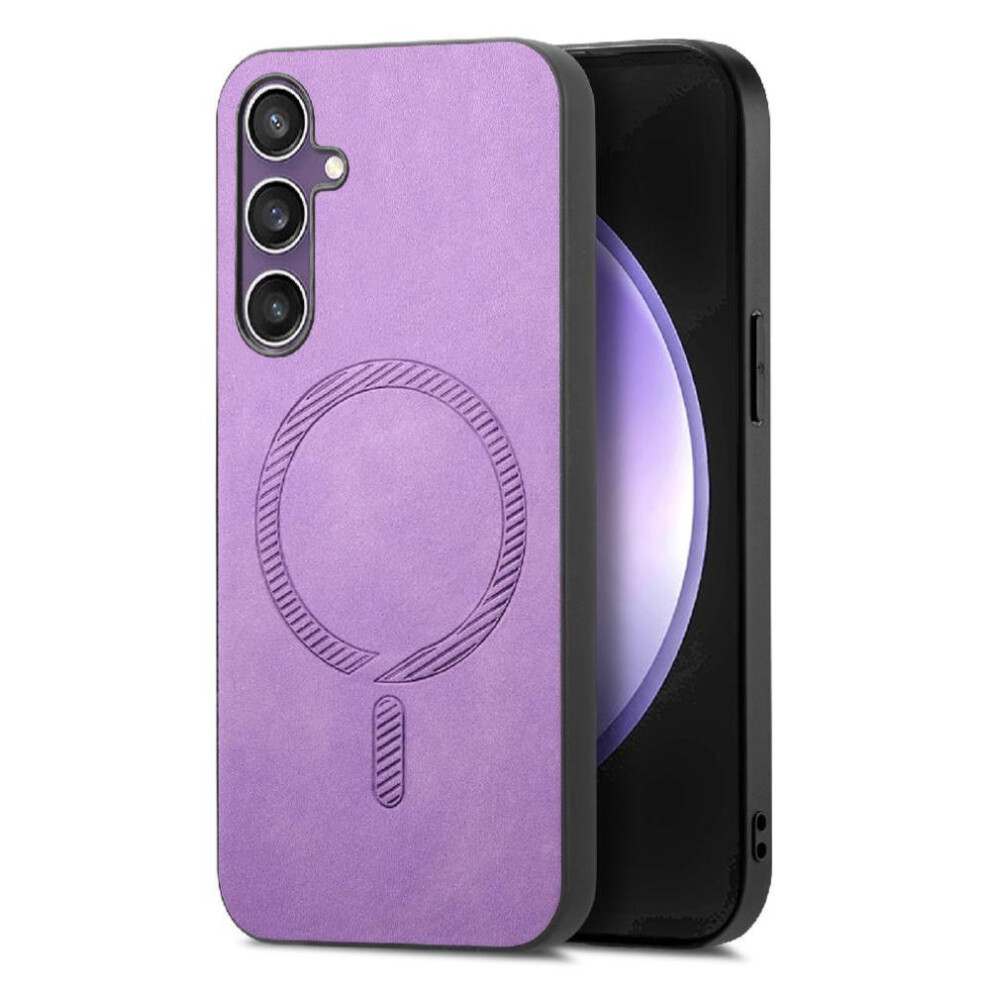 (Purple) Case For Samsung Galaxy S23 Fe Lightweight Wireless Charging Magsafe Car Mounts Slim Purple 764762789343