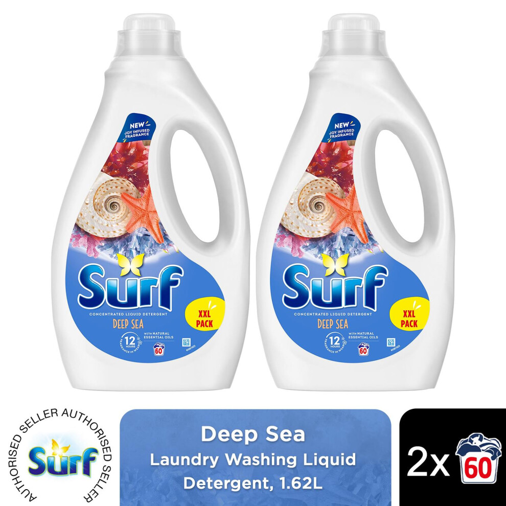 (Buy 2) Surf Laundry Detergent Deep Sea 1.62 L, 2 or 3 Pk