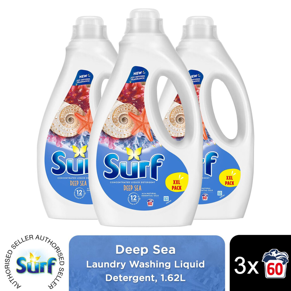 (Buy 3) Surf Laundry Detergent Deep Sea 1.62 L, 2 or 3 Pk