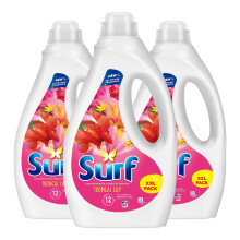 (Buy 3) Surf Laundry Detergent Tropical Lily 1.62L, 2or3pk