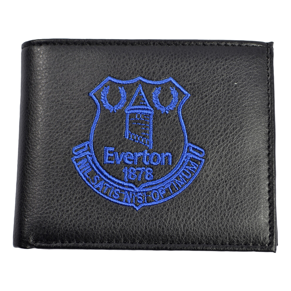 Everton PU Leather Embroidered Bi Fold Wallet