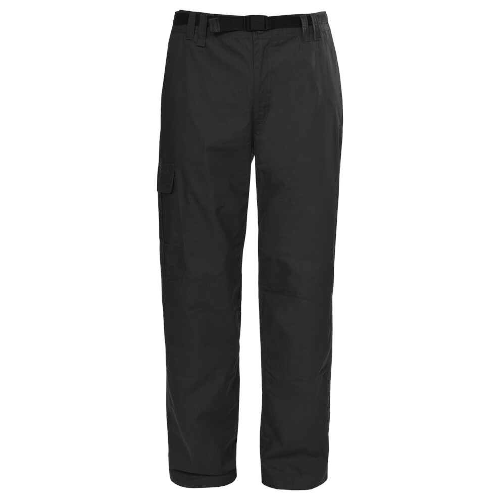 (L, Black) Trespass Mens Walking Trousers Cargo XXS