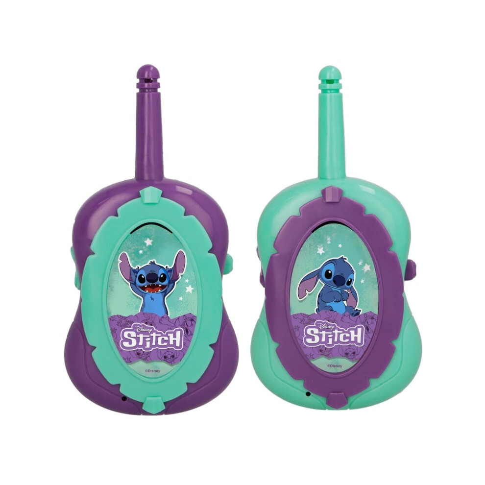 Disney Stitch Walkie Talkies High-quality Sound Range of 100m indoors