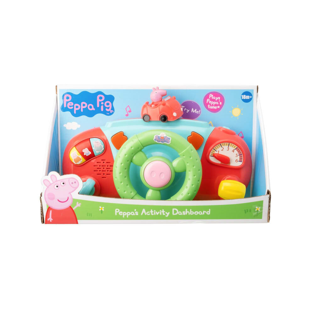 Peppa Pig Activity Dashboard activate sounds by pressing buttons New