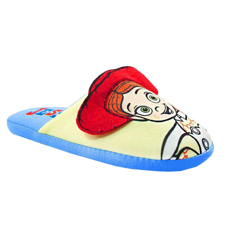 (7 UK-8 UK, Blue/Yellow/Red) Toy Story Womens/Ladies Jessie 3D Slippers
