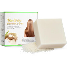 Rice Water Shampoo Bar, Rice Water Shampoo Bar for Hair Growth, Anti Hair Loss Solid Fermented Rice Water Soap for Hair Growth