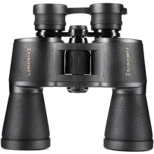 Jumelles portables 20 x 50 puissantes pour adultes, idéales pour le tourisme, le football, les voyages et le sport en basse lumière, noires