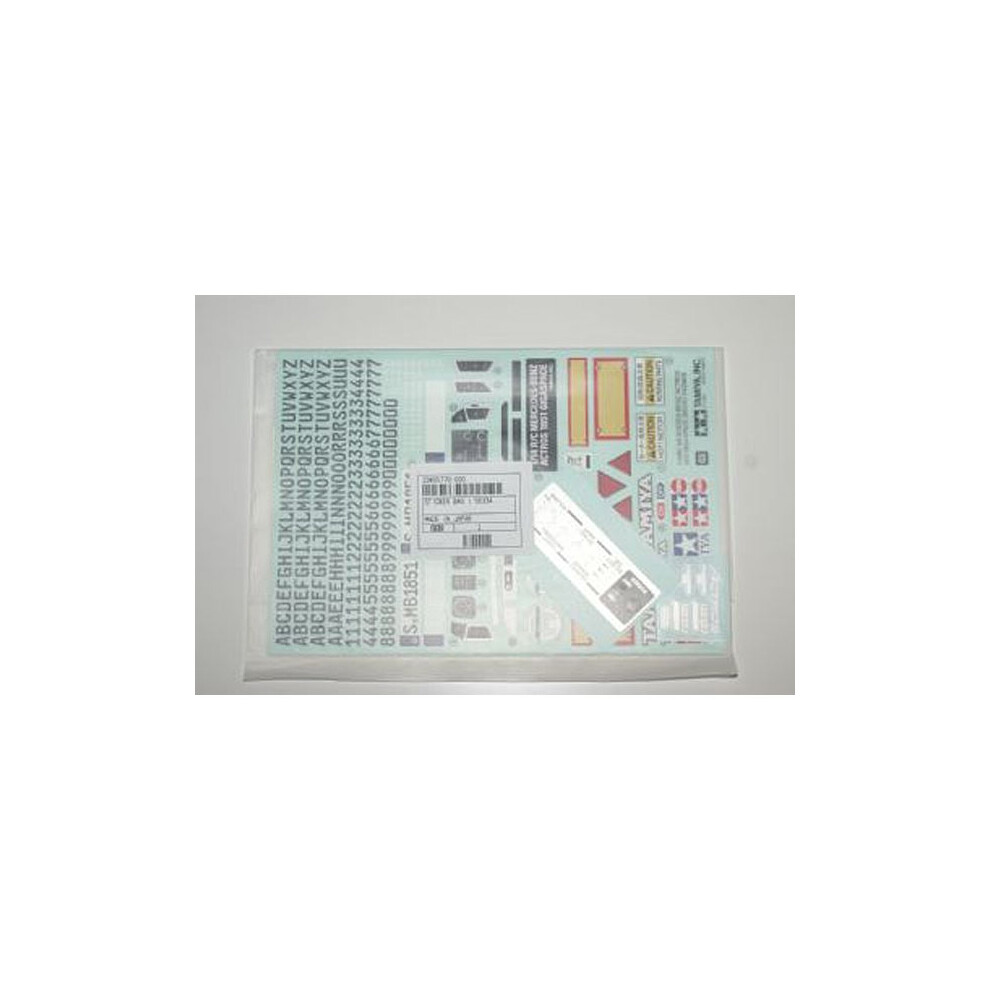 Tamiya 56335 Mercedes-Benz Actros 1851, 9495770/19495770 Decals/Stickers