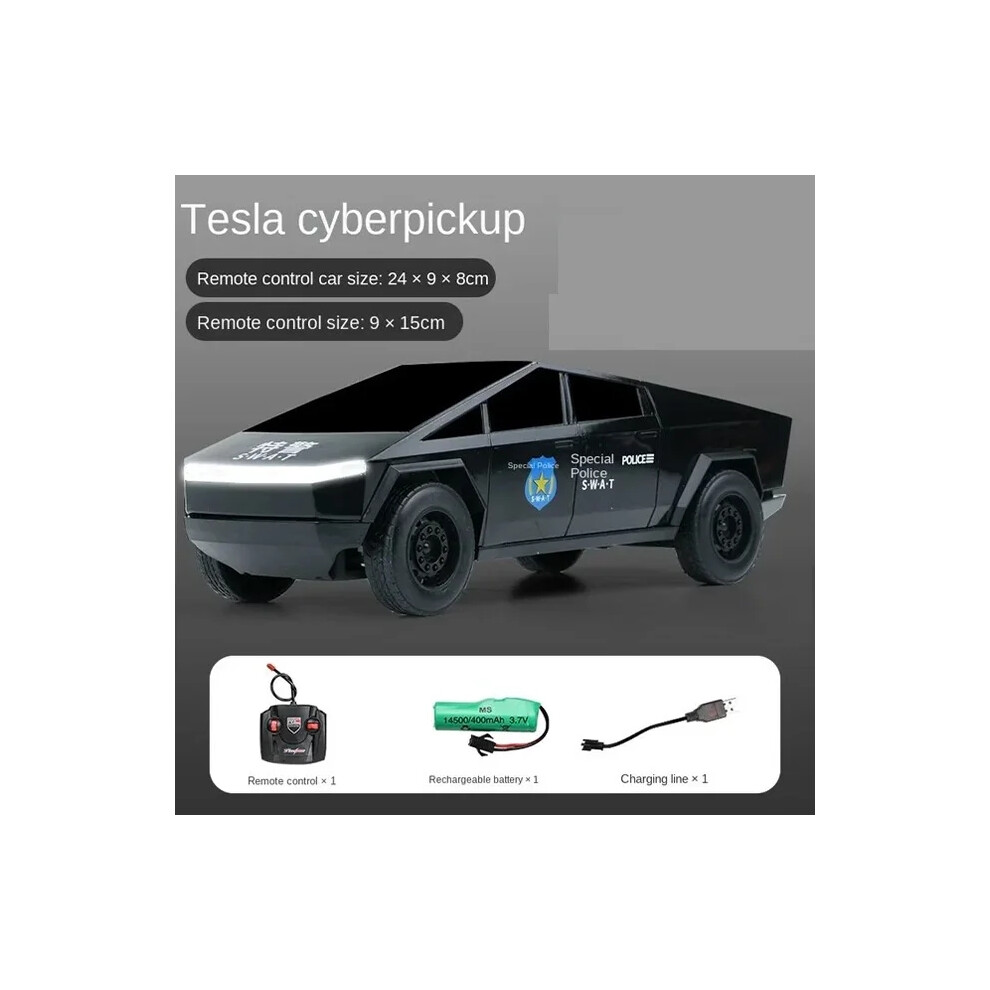 (black) 1:14 Tesla CyberPickup Remote Control Car Electric Wireless Control Children Remote Control Car