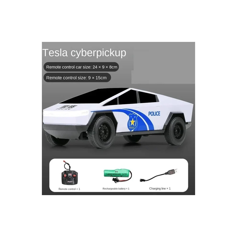 (white) 1:14 Tesla CyberPickup Remote Control Car Electric Wireless Control Children Remote Control Car