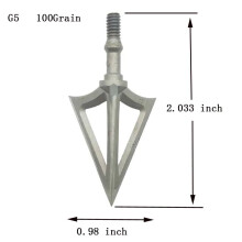 (3pcs, J) 3pcs Broadheads 100gn-125gn Arrows Tips Arrow Heads for Archery Hunting Apply To Compound Bow