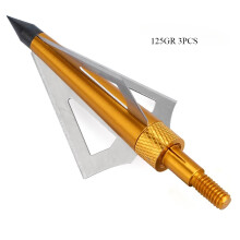 (3pcs, C1) 3pcs Broadheads 100gn-125gn Arrows Tips Arrow Heads for Archery Hunting Apply To Compound Bow