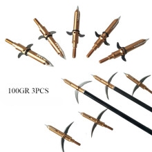 (3pcs, P) 3pcs Broadheads 100gn-125gn Arrows Tips Arrow Heads for Archery Hunting Apply To Compound Bow