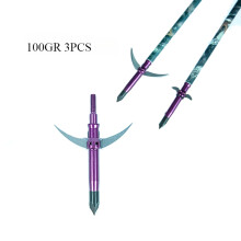(3pcs, R) 3pcs Broadheads 100gn-125gn Arrows Tips Arrow Heads for Archery Hunting Apply To Compound Bow