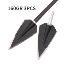 (Bright Yellow, T1) 3pcs Broadheads 100gn-125gn Arrows Tips Arrow Heads for Archery Hunting Apply To Compound Bow