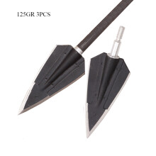 (Ginger, V1) 3pcs Broadheads 100gn-125gn Arrows Tips Arrow Heads for Archery Hunting Apply To Compound Bow