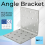 DIYUK Heavy Duty Galvanised Steel Corner Angle Brackets Structural Support 9