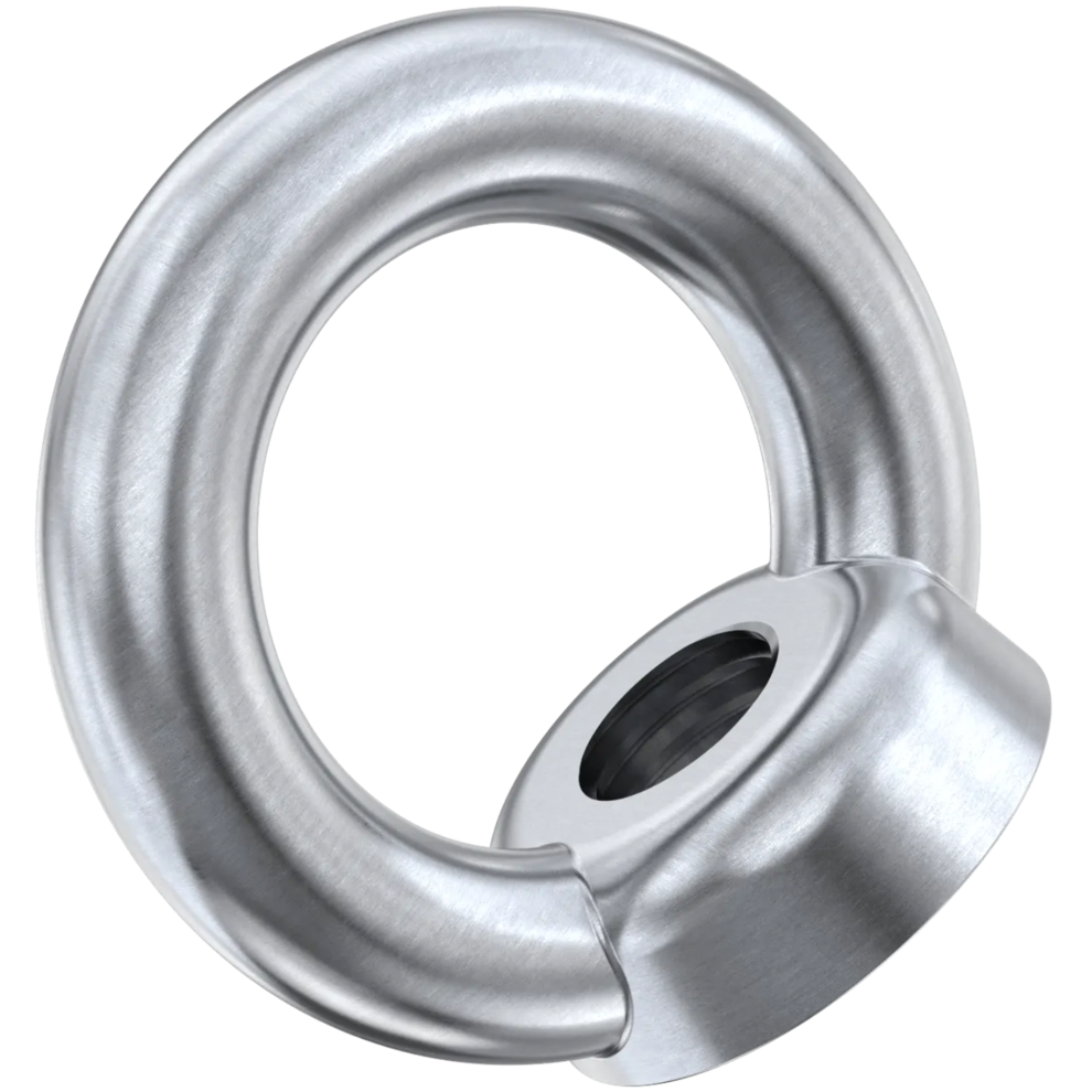 (Pack Of: 4, M12) Diyuk Lifting Eye Nut Heavy Duty Lifting Ring Eye Nuts Female Screw Thread, Ring Shape Eyebolts For Secure Hooking And Lifting Din 5 5061065493157