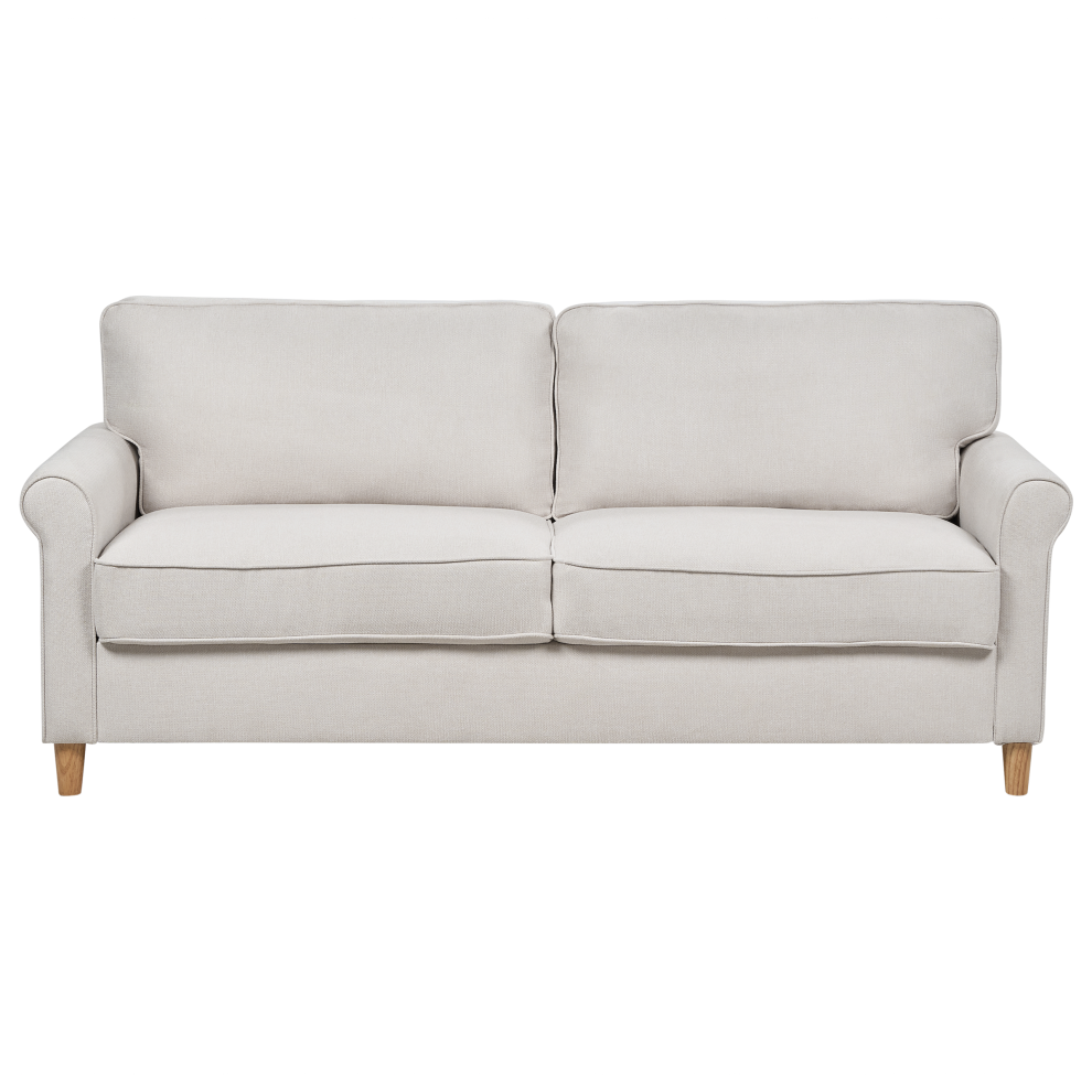 Beliani Sofa 3 Seater Ronneby Fabric Beige