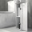 kleankin Slim Toilet Roll Storage Unit with Cupboard and Adjustable Shelf, White 7