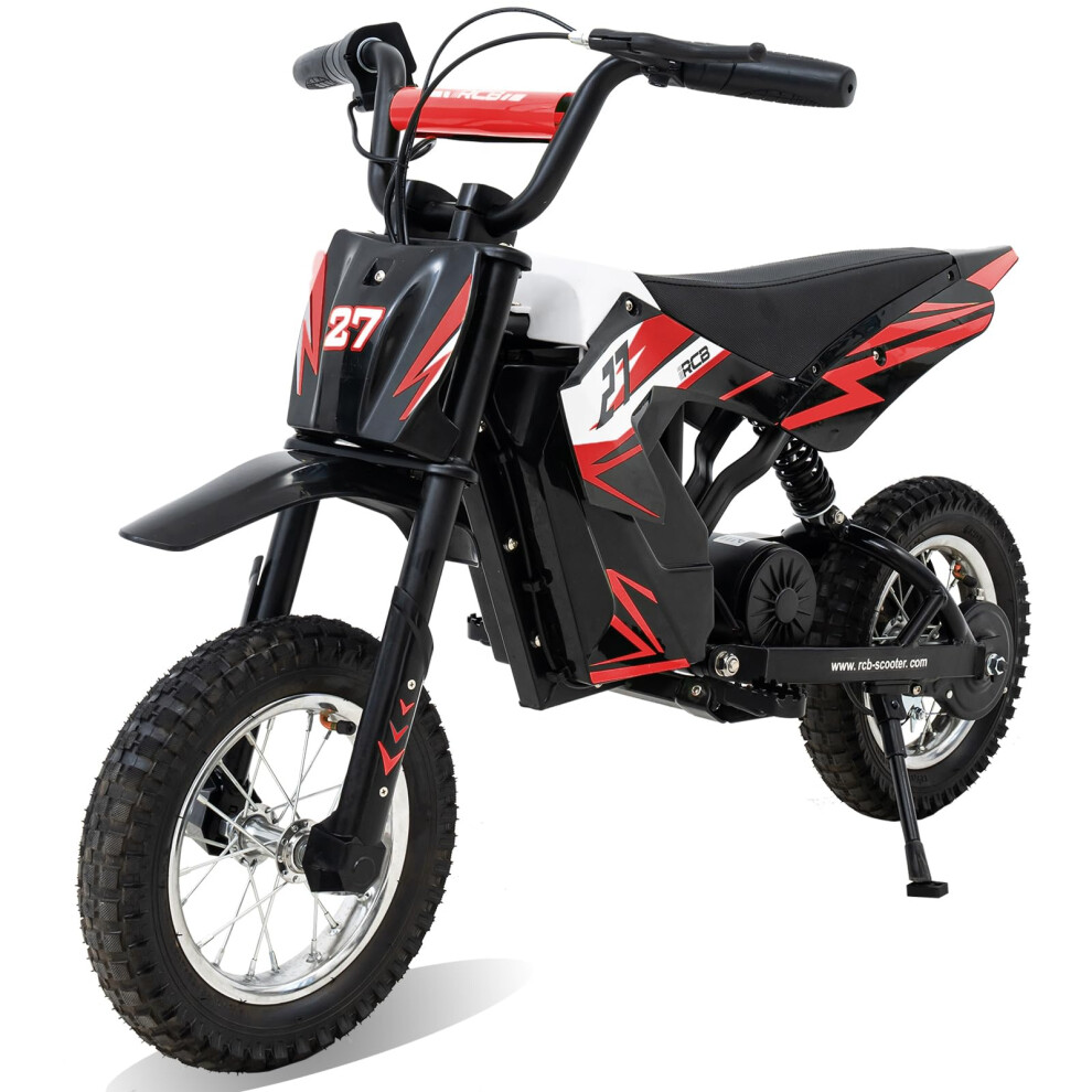 (RED) RCB Electric Motorcycle  for Children Aged 3-12