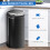 Homcom HOMCOM Automatic Hand Sensor Dustbin Kitchen Waste Bin Rubbish Can 42L Black 6