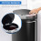 Homcom HOMCOM Automatic Hand Sensor Dustbin Kitchen Waste Bin Rubbish Can 42L Black 5