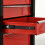 Homcom HOMCOM 5-Drawer Lockable Steel Tool Storage Cabinet Wheels Handle 2 Keys Red 7