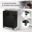 Homcom HOMCOM 5-Drawer Lockable Steel Tool Storage Cabinet Wheels Handle 2 Keys Red 4