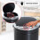 Homcom HOMCOM Automatic Hand Sensor Dustbin Kitchen Waste Bin Rubbish Can 50L Black 4