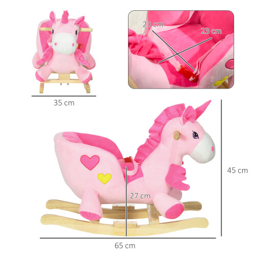 Plush ride on unicorn on sale