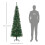 Homcom HOMCOM 6.5FT Artificial Slim Christmas Tree Holiday Home Décor with Pine Cones 6