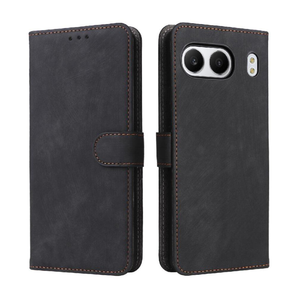 Gangxun (Black) Case For Oneplus Nord 4 5G Card Slots Cover Pu Leather Rfid Blocking Flip Folio Wallet Magnetic Closure Black