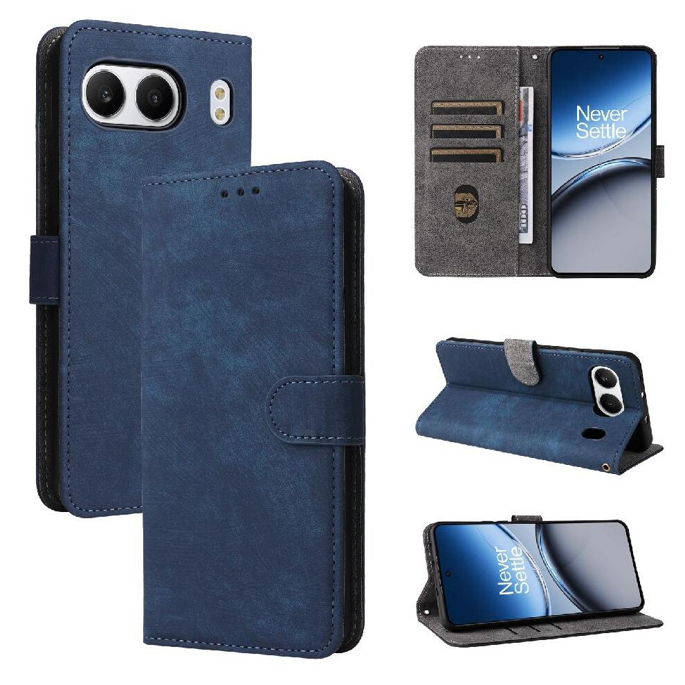 Gangxun (Blue) Case For Oneplus Nord 4 5G Card Slots Cover Pu Leather Rfid Blocking Flip Folio Wallet Magnetic Closure Blue