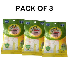 Closet Deodorizer Flower Type Camphor Ball For Wardrobe, Cabinet, Shoe & Toilets 100g Pack Of 3 | Prevent Form Unwanted Odors & Lingerie Leftovers