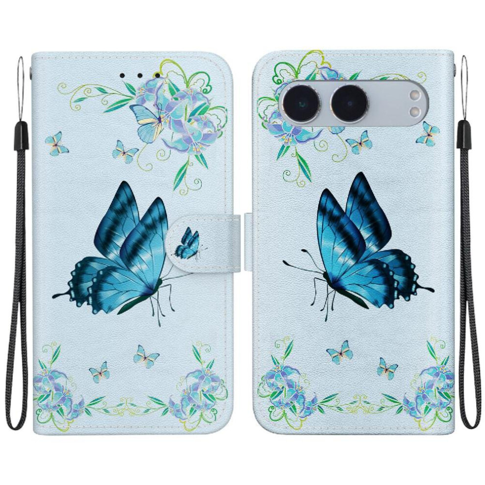 (C11 ) Case For Oneplus Nord 4 Butterfly Flower Painted Card Slots Pu Leather Magnetic Closure Wallet 764762794873