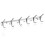 (6 Hooks) Coat Hooks Wall Mounted Stainless Steel Rack 1