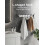 (6 Hooks) Coat Hooks Wall Mounted Stainless Steel Rack 6
