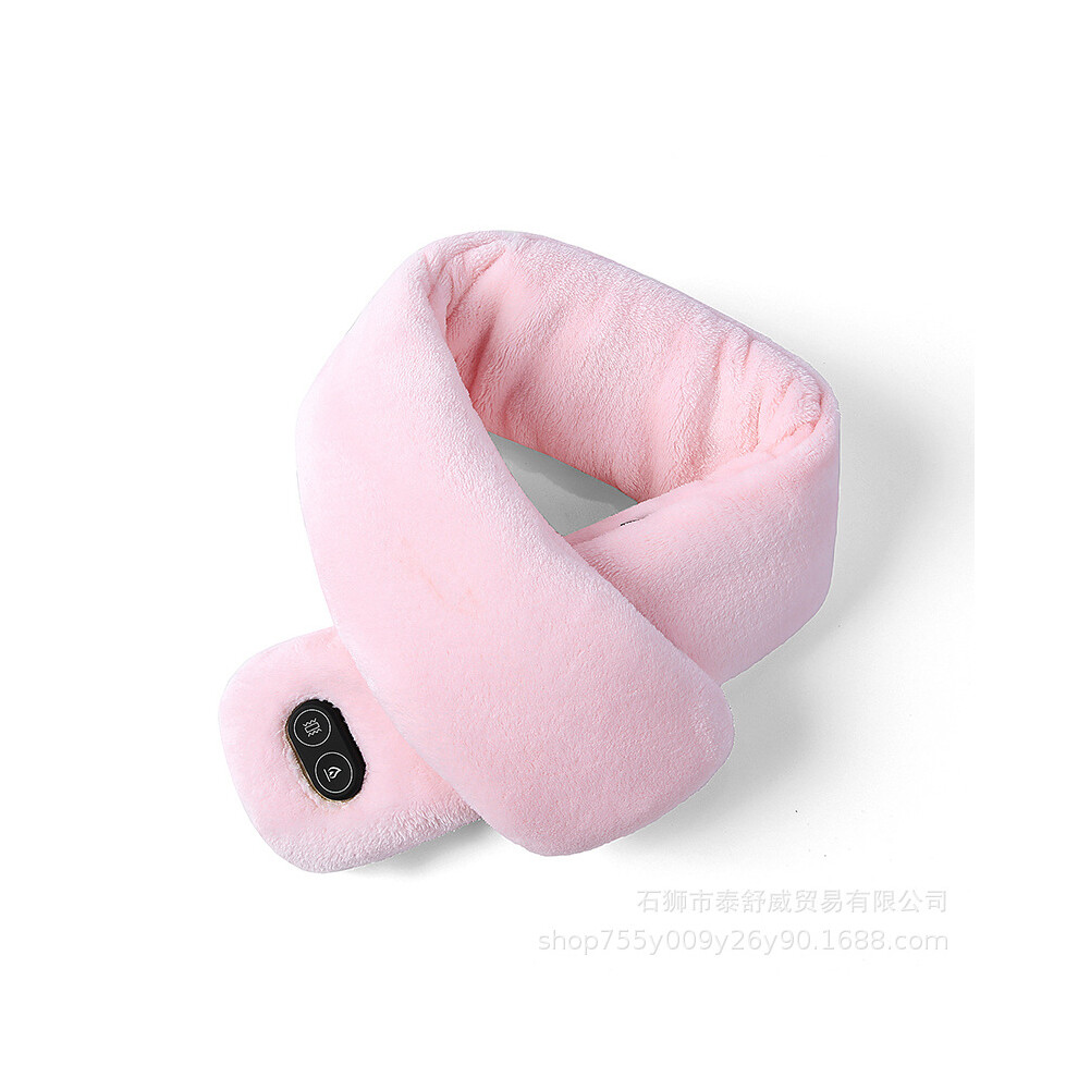 Irich (Pink) Smart Heating Scarf Couple Fashion Heating Massage Neck Warmer