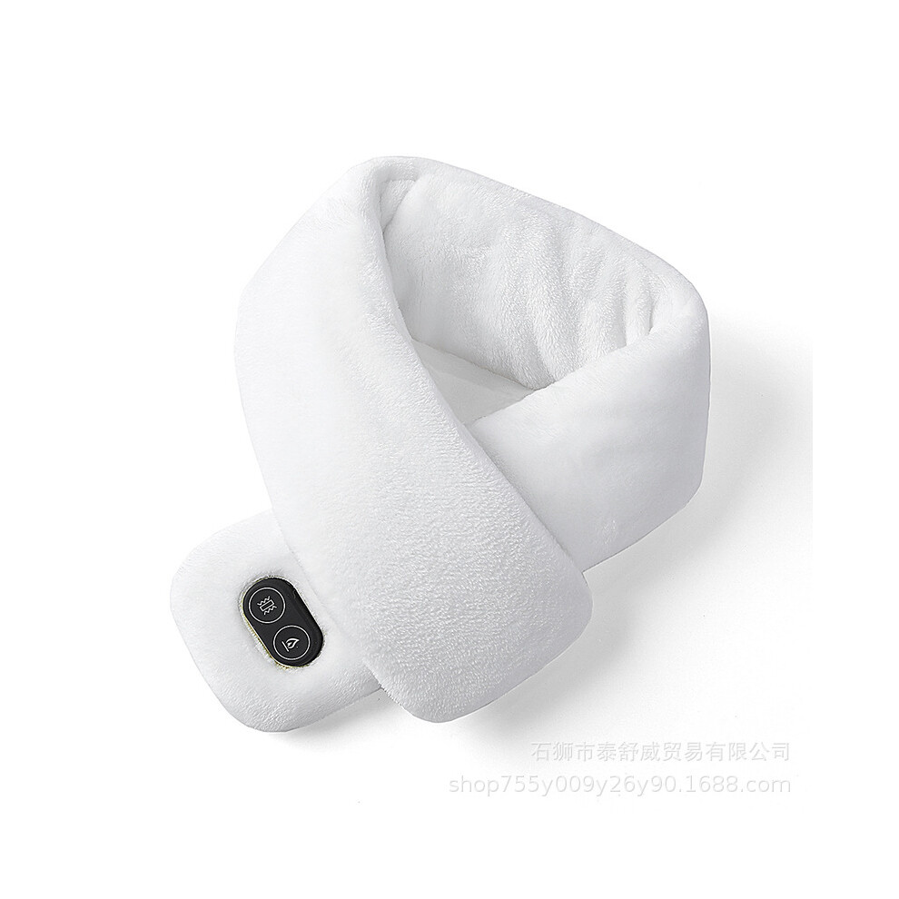 Irich (White) Smart Heating Scarf Couple Fashion Heating Massage Neck Warmer