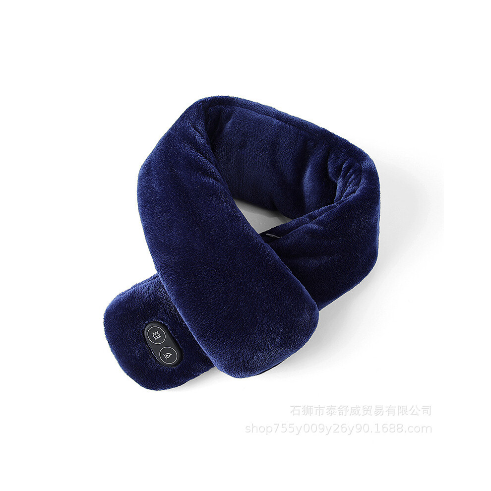 Irich (Blue) Smart Heating Scarf Couple Fashion Heating Massage Neck Warmer