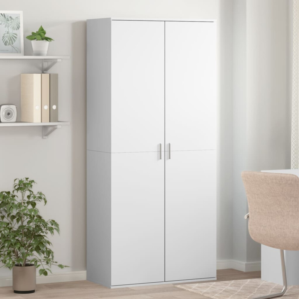 Vidaxl Shoe Cabinet Shoe Storage Cupboard Shoe Rack White Engineered Wood