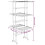 VidaXL vidaXL 3-Tier Laundry Drying Rack with Wheels Silver Clothes Drying Stand 8