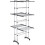 VidaXL vidaXL 3-Tier Laundry Drying Rack with Wheels Silver Clothes Drying Stand 2
